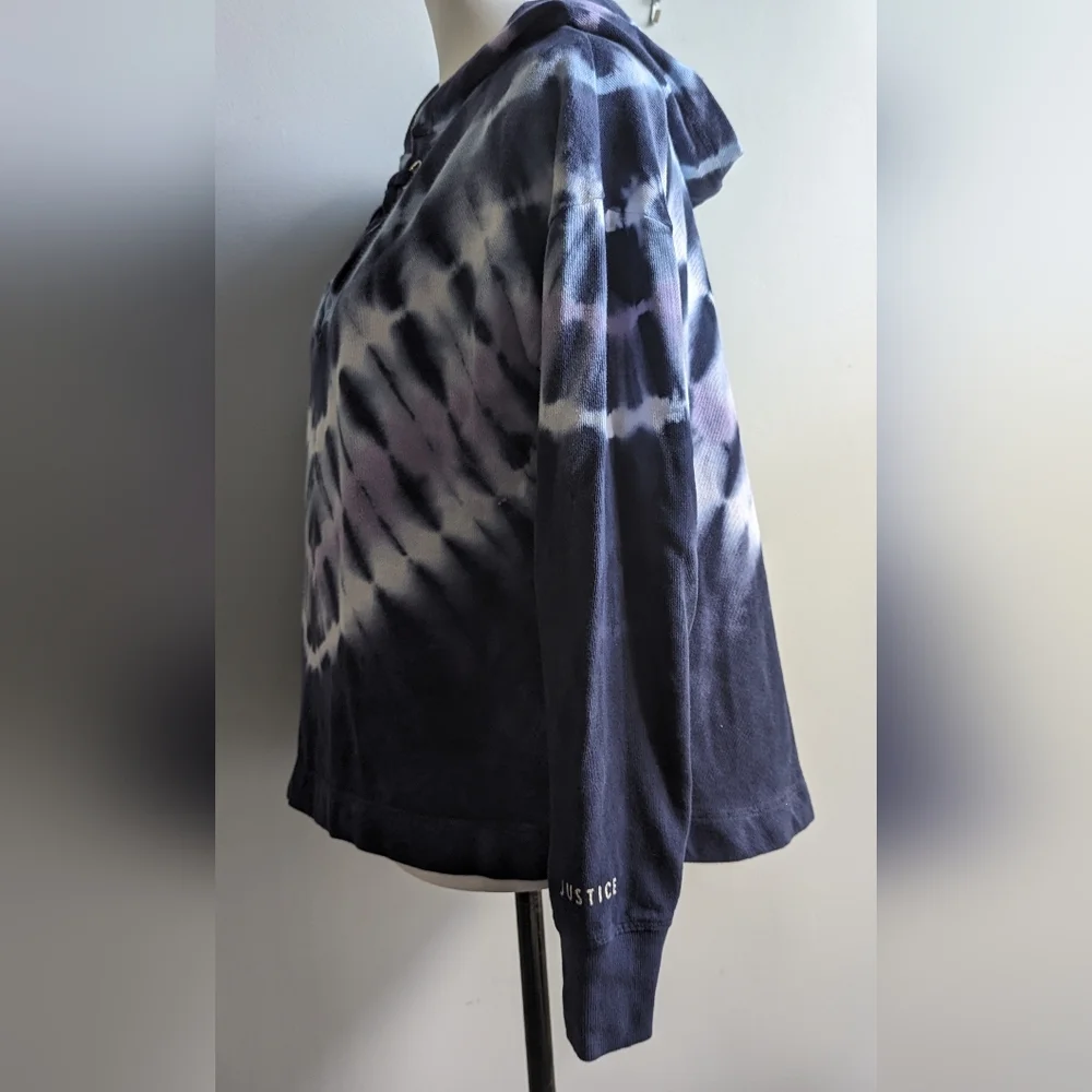 Tie Dye Hoodie Justice Collection X   GIRLS Size 14
